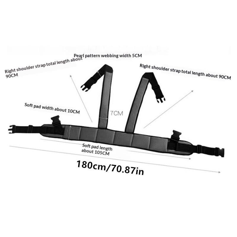 

Wheelchair Fall Prevention Safety Seat Belt Shoulder Fixing Straps Nursing Band For Elderly Patients Harness Brace Support Vest