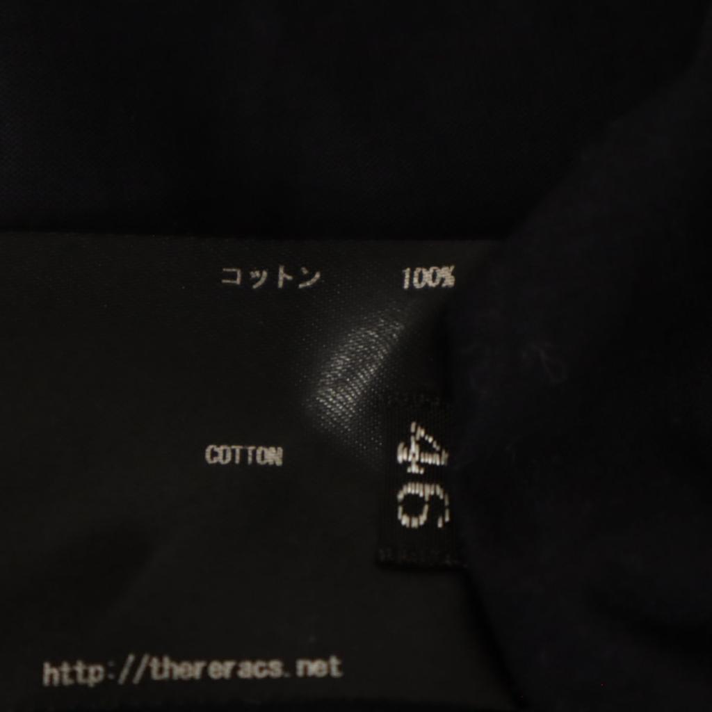 THE RERACS fabricat în Japonia Tricou cu mânecă scurtă 46 negru Simplu Bărbați Folosit