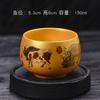 Gilded Cup Enamel Blue and White Tea Cup Personal Cup Master Cup Purple Clay Jian Zhan Master Liu Guolan