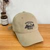 Wide Brim Embroidered Letter Baseball Cap Children Retro Versatile Face Small Couple Sports Cap