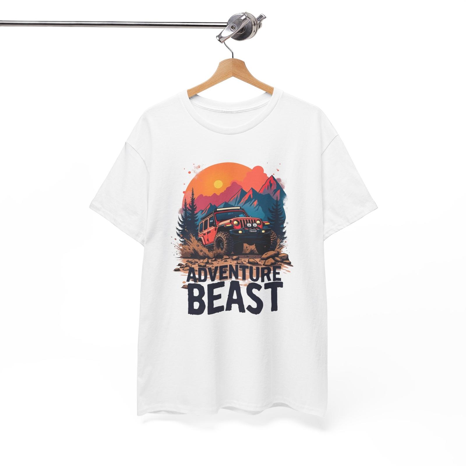 Mountain Lover T-Shirt | Explore Nature Tee | 4x4 Car on mountain tops T-shirt S
