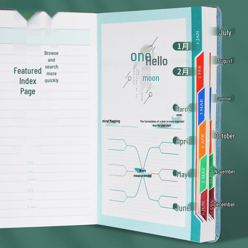 2026 Daily Planner: One Page Per Day Student Notebook