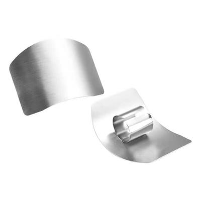 Protector de Dedos de Acero Inoxidable Protector de Mano para Dedos Ajustable Herramienta de Cocina para Rebanar Alimentos