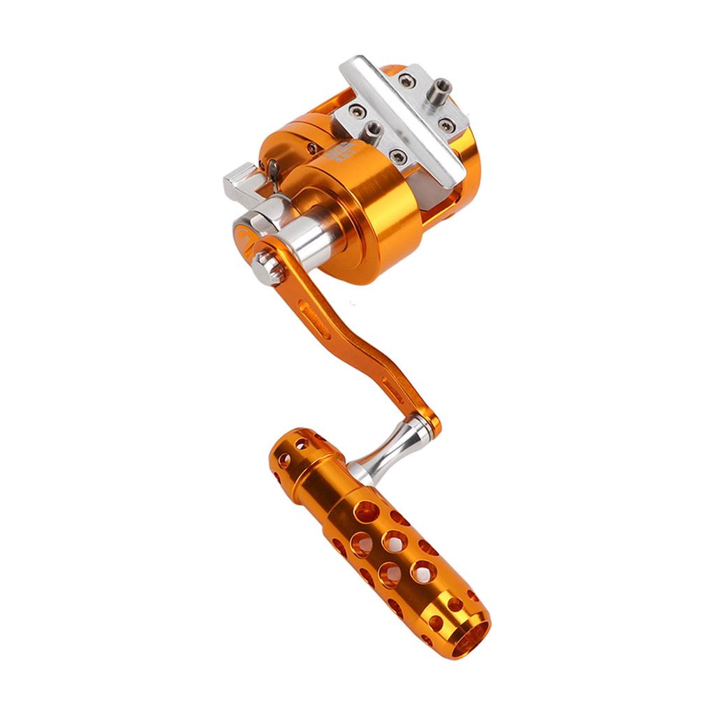 Aluminum Alloy Trolling Fishing Reel Offshore Deep Sea Fishing Reel Single Speed Baitcasting Fishing ReelSY90L Left Hand