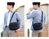 Men's Retro Fashion Canvas Crossbody Bag - Breathable, Solid Color Design