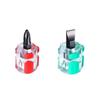 Short Screwdriver Flat Head Cross-Head 2-in-1 Set For Narrow Spaces Repairing Sewing Machines Hand Tools (Red&Green)