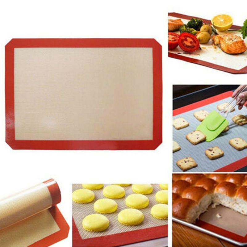 Silicone Baking Mat Fibreglass Non-Stick Reusable Oven Sheet Liner for Baking CO