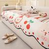 Nordic Style Light Luxury Fabric Sofa Cover Four-Level Universal Sofa Cover High-End Chenille Sofa Cushion