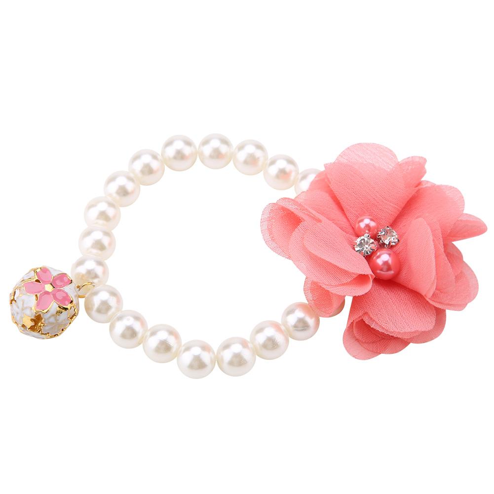 

Dog Pet Pearl Flower Collar Elastic Necklace for Puppy Collar Jewelry Accessory Type 2
