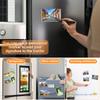 Magnetic Picture Frames Magnet Photo Frame Pockets Postcard Holder Decorations for Refrigerator,Fridge,Locker,Office Cabinet