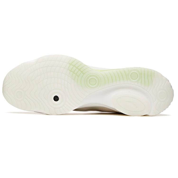 New Anta Cushioning Anti-Slip And Wear-Resistant Coverage Low-Top Running Shoes Men's Ivory White 112035518A-3