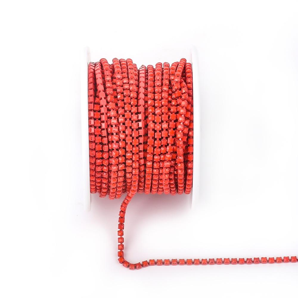 Weichen Specializes In Protein Color Electrophoresis Claw Chain Ceramic Single Row Rhinestone Chain Diy Jewelry Accessories Clothing Accessories