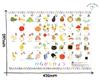 Itomamiki Bath Cute Picture A3 Learn In the Made In Japan Hiragana Set of Posters, Book-Style Illustrations, Size, Waterproof, Educational, Bath, (07.