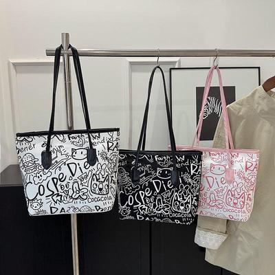 2025 Graffiti Large-Capacity Versatile Tote & Shoulder Bag