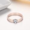 3mm Thin Ceramic Promise Ring for Women Minimalist Pink Green White Black