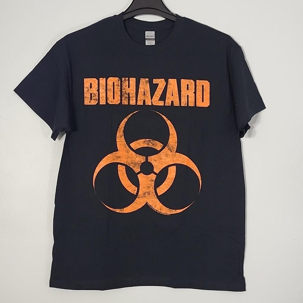 BIOHAZARD s/t L LARGE Επίσημο T-Shirt Μαύρο Ανδρικό Λογότυπο Μπάντας Unisex T-Shirt