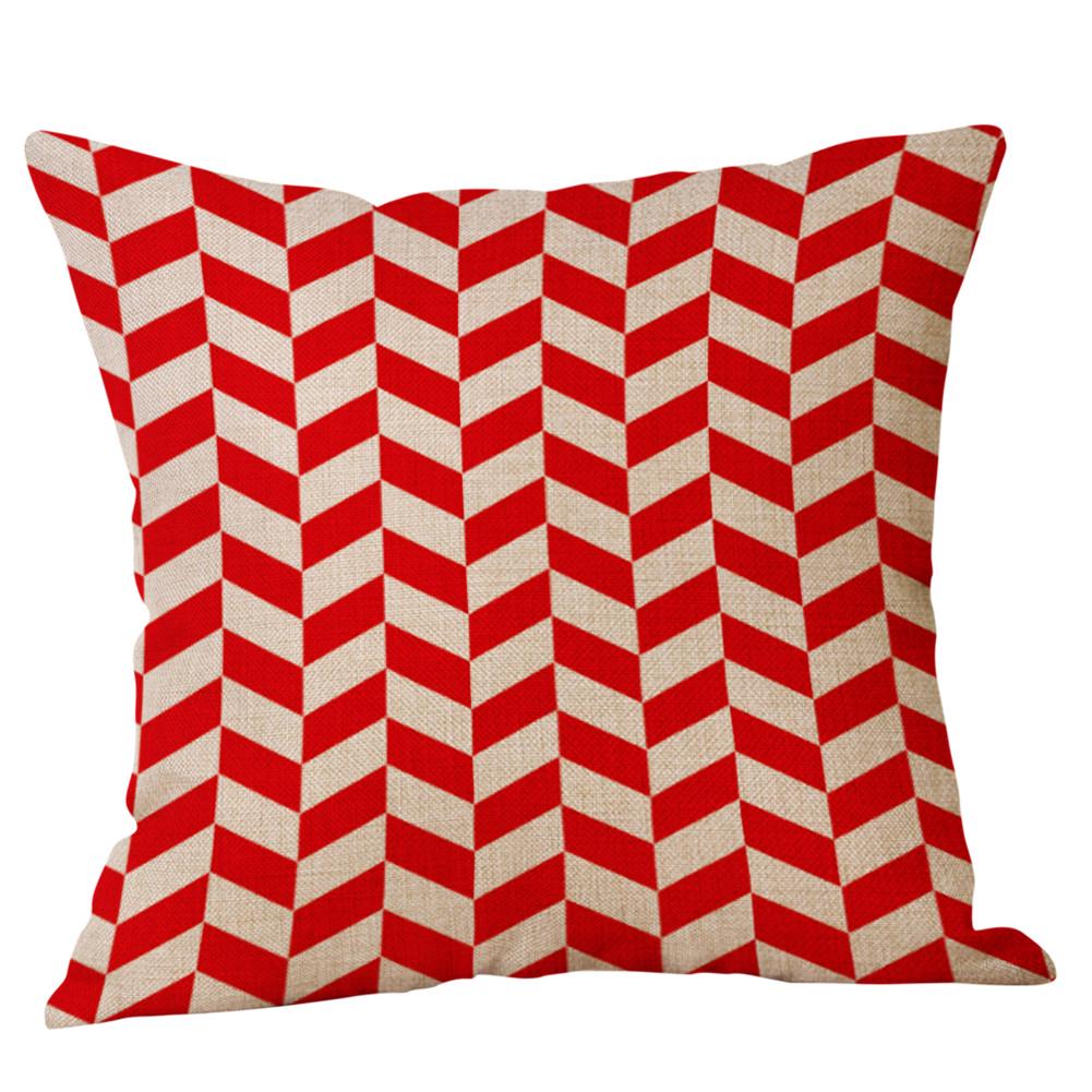 Mustard Pillow Case Yellow Geometric Fall Cushion Cover Decorative