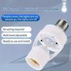 E27 Motion Sensor Light Bulb Infrared Holder Auto On LED Switch Base Socket PIR Human Detection 85V-265V Adjust Lux Time Delay