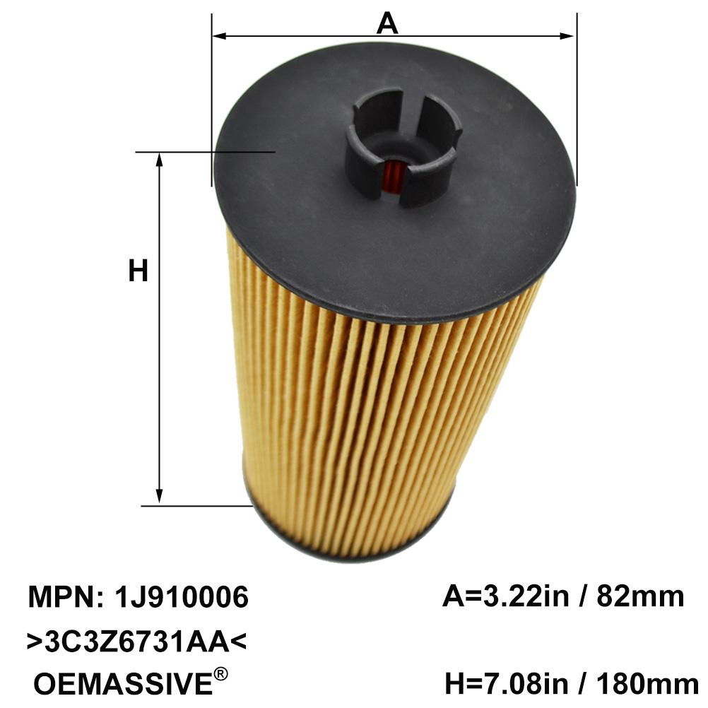 Φίλτρο Λαδιού Κινητήρα 6.0L & 6.4L Powerstroke Diesel 3C3Z-6731-AA Για Ford E350 E450 F250 F350 F450 F550 2004 - 2007 2008 2009 2010