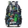 Hot Selling Minecraft Game Peripheral Printed Backpack Outdoor Large Capacity Travel Bag