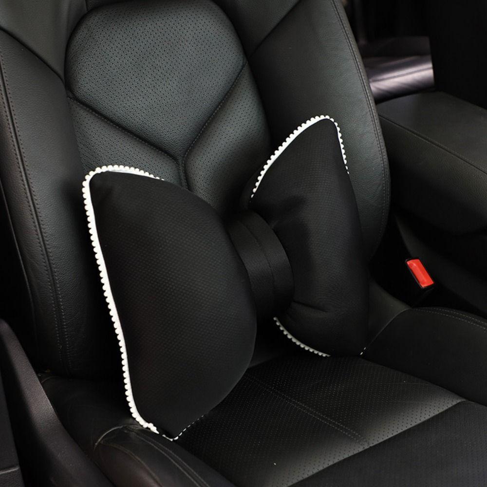 Bowknot Car Waist Pillows Brethable Waist Cushion Lovely Auto Headrest  Kids Adults