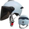 Anti-fog Dual Lens Electric Car Helmet for Men and Women All Seasons Universal Half Helmet