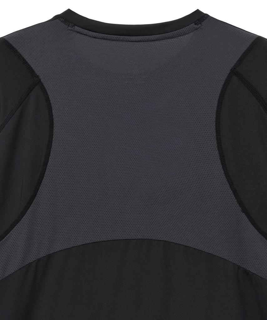 PHYPS MOTORCYCLE H-Tech Quick Dry Paneled Short Sleeve Black