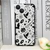 Cartoon Halloween Kürbis Geist Fledermaus Klare Handyhülle für IPhone 16 15 14 13 12 11 Pro Max Mini XS X SE 7 8Plus Weiche Hülle Fundas