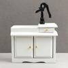 1:12 Dollhouse Miniature Bathroom Sink Cupboard Kitchen Wash Basin Drawer Furniture Model Decor Toy Doll House Accessories