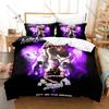 Cool Grayscale Abstract City Graffiti Retro Rap Silhouette 3Pcs Bedding Set Duvet Cover & Pillowcases Neutral Urban Home Textile