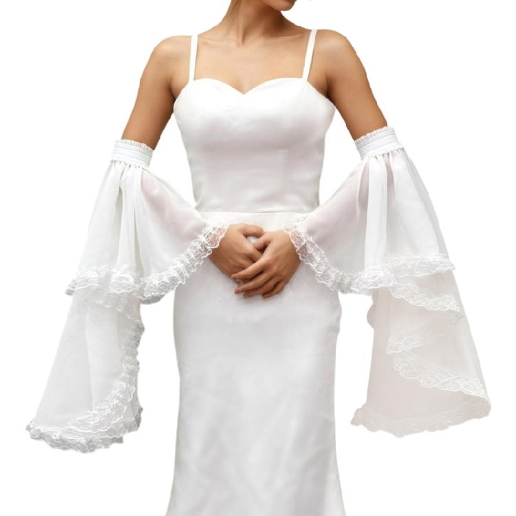 Elastische Bündchen Ärmelschoner Sonnenschutz Dekorative Armabdeckungen Mode Armbekleidung für Damen Formeller Anlass und Abendkleid