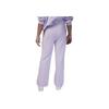 Jordan Icon Play Solid Color Lace-Up Fleece Wide-Leg Knitted Sports Pants Kids Bottoms Frost-Purple FV2626-558