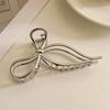 Punk Metal Hair Claw Clip for Thick Liquid Irregular Pattern Barrettes Hair Non-Slip and Stylish Accessory Silver Color Hairpin