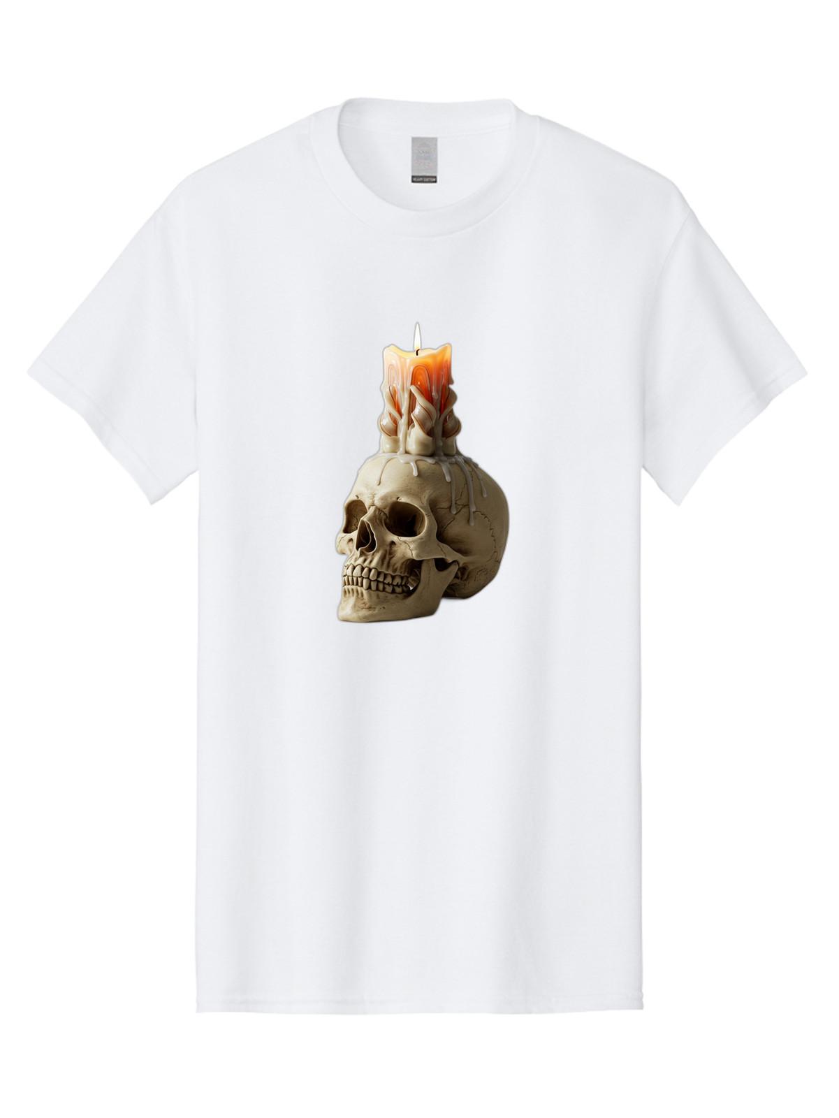 Skull-Candle Mens Graphic Tee, 100% Cotton, Casual Summer Wear S