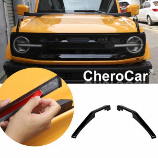 Engine Hood Hinge Cover Decoration Exterior Accessories for Ford Bronco +