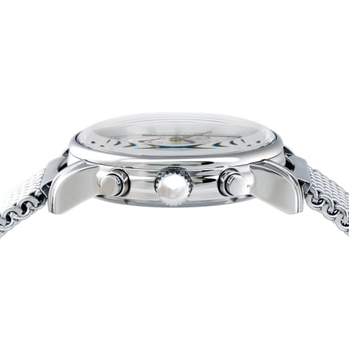 Zeppelin Special Edition 100 Years Watch, 100th Anniversary, Silver Dial, Stainless Steel, Quartz, 43mm, German, Men's, 7680-M1