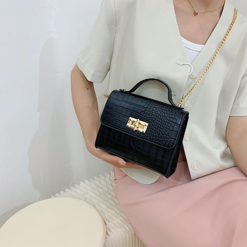 

Роскошные женские сумки, дизайнерская сумка через плечо с крокодиловым узором, женская сумка через плечо из искусственной кожи, повседневная сумка с цепочкой, сумки-тоут