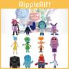 Einzigartige 3,5 bis 4 Zoll Mind Team II Cartoon Anime Figuren Perfekt für Tortendekorationen