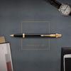 PARKER IM Ballpoint Pen, Black GT, Medium Point, Oil-Based, Gift Box, 1975638