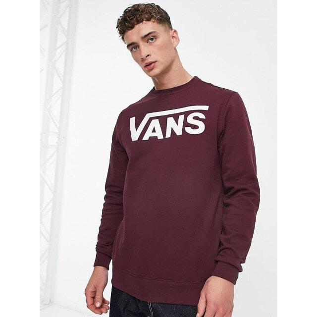 

Vans classic logo sweatshirt in burgundy