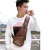 Multifunctional Men's Crossbody Sling Bag USB Charging Single Shoulder Bag  Casual Wear