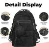 Trendy Unisex Backpacks Water-Resistant Daypacks with Multiple Pockets Large Capacity Rucksacks for Travel & College
