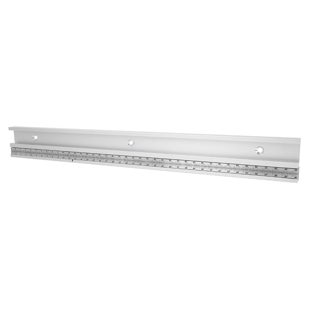 1Pcs Aluminum Alloy T Tracks With Scale Miter Woodworking Slider Woodworking Tools 400mm