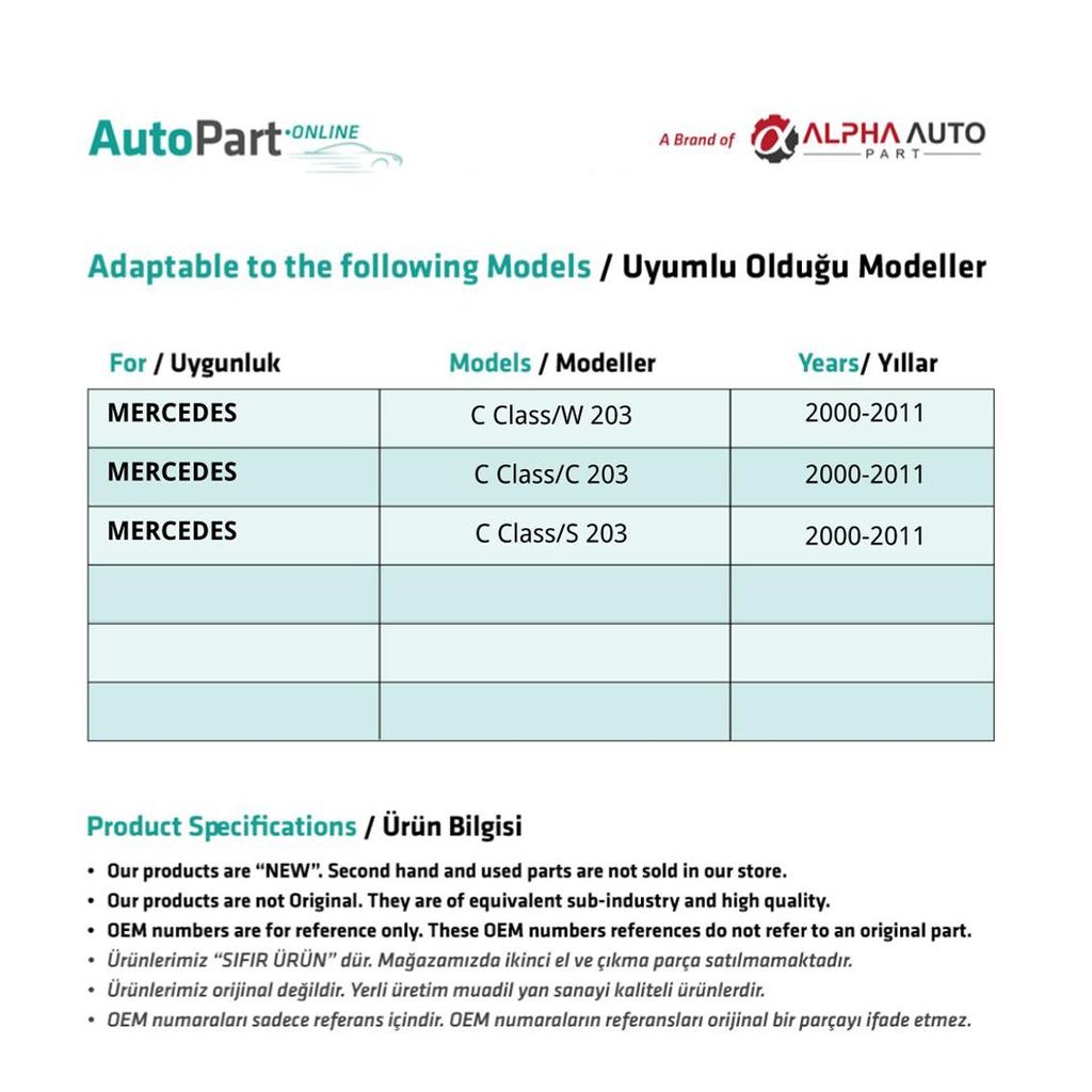 Center Console Curtain Beige for Mercedes C Class W203,C203,S203