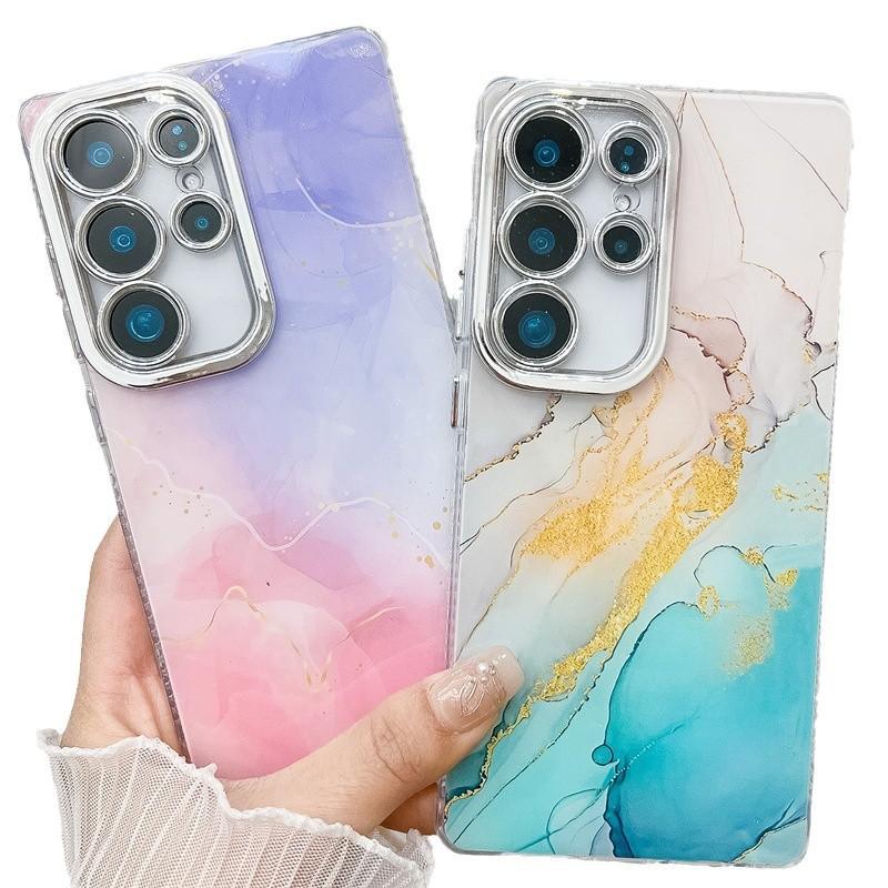 Creative Marble Double-sided Imd Hard Case S11Ultra Fine Hole Mobile Phone Case S11FE/A11A11A11A11