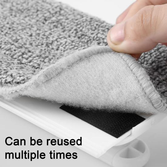 Yousheng Cleaning Brush Microfiber Wiping Cloth Soft Traceless PP Brush Body Detachable Washable Foldable Design Cleaning