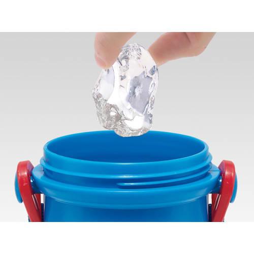 Skater Children's Plastic Water Bottle 480ml One Push Open/Close Antibacterial Child Friendly Lightweight Antibacterial Treatment Made in Japan Spider