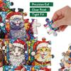 Christmas Advent Calendar Jigsaw Puzzle 1000 Pieces Cat Animal Puzzle 24 Days Countdown Toy Family Home Holiday Party Favors