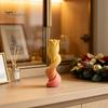 Creative Plastic Vase for Flowers 3D Printed Twist Vase, Modern Abstract Art Sculpture Living Room Housewarming Gift New Home Bookshelf, Minimalist