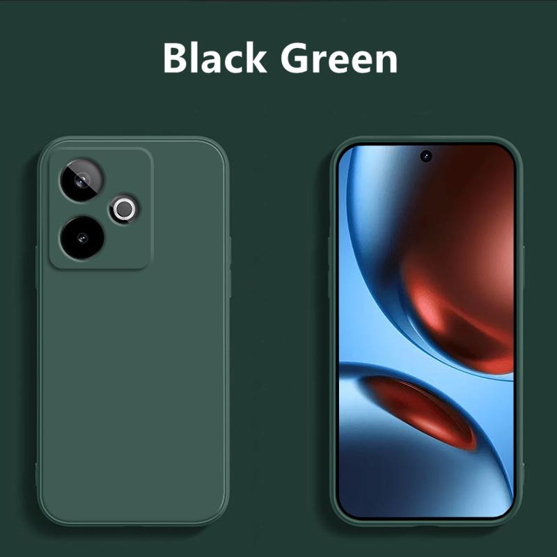 

For Realme GT7 Case For Case for Realme GT7 Cover Liquid Silicone TPU Shockproof Monochrome Phone Case for Realme GT7 China Case For Realme GT7 Pro